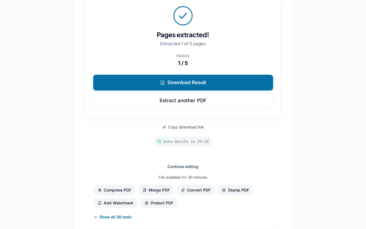 Download the new PDF — PDFredo extract